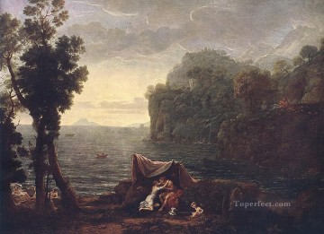 Claude Lorrain Painting - Landscape with Acis and Galathe Claude Lorrain